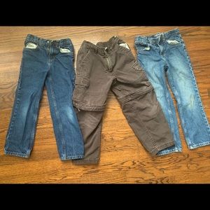 Lot of 3 boys jeans/pant. Size 7 and 7x.